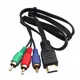 3ft HDMI-compatible M Male to 3 RCA M Video Audio Converter Component AV Adapter Cable DV High