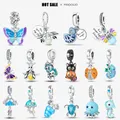 Charms S925 Sterling Silver Glow-in-the-dark Firefly Chameleon Charm Pendant For original Pandora