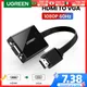UGREEN HDMI to VGA Adapter for PS4 Male To Famale Converter 1080P HDMI VGA Adapter With 3.5 Jack for