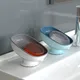 Draining Soap Dish Super Suction Cup Soap Holder Bath Shower Soap Tray Sponge Storage Container Box