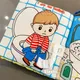 Parent-Child Interaction Puzzle Fabric Books 0-12 Months Ring Paper Baby Early Learning Cloth Book