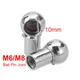 Car M6 M8 Gas Strut Rod End Fitting Ball Pin Connector Joint Valve Spring Holder 2Pcs Universal For