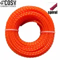 15m*2.0mm/2.4mm/2.7mm/3mm/3.3mm/4.0mmMowing Nylon Grass Trimmer Rope Brush Cutter Strimmer Line