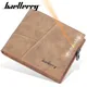 Baellerry Luxury Men Wallets Name Engraved Short Male Purse Brand Card Holder High Quality PU
