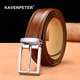 Genuine Leather For Men High Quality Silver Buckle Jeans Belt Cowskin Casual Belts Business Belt