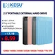 KESU HDD 2.5" Portable External Hard Drive disk 1tb /320gb/500gb USB3.0 Storage Compatible for