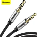 Baseus 3.5mm Jack Audio Cable Jack 3.5 mm Male to Male Audio Aux Cable For Samsung S10 Car Headphone