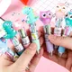 4 Colors Cartoon Animal Ballpen Multicolor Ballpoint Pen Cute Mini Pens Novelty Student Gifts Office