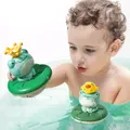 New Baby Bath Toys Electric Spray Water Floating Rotation Frog Sprinkler Shower Game For Children