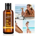 Bronzer Tan Self Tanning Oil Tan Enhancer Intense Moisturizer Body Face Sunbathing Tanning Sunless