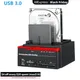 USB 3.0 HDD Docking Station For 2.5 3.5 Inch SATA IDE Adapter Hard Drive Disk SSD Solid State Drives