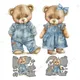 Mr Bear Baby Boy And Girl Metal Cutting Dies For Making Scrapbooking Paper Cards Album Embossing