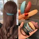 Fashion Matte Geometric Hair Clip Elegant Women Barrettes Hairpins Ponytail Holder Hairgrips Girls