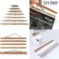 Frame Wooden 11-100cm Magnet Frame Clip Frame DIY Wood Photo Hanger Frame Natural Painting Canvas