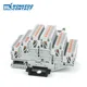 10Pcs PT2.5-3L Push-in Wiring Connector Triple 3 Level 2.5 mm² Cable 2.5mm Electrical Cable Din Rail