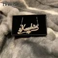 DOREMI 316L Stainlesss Custom Name Necklaces Pendant Letters Necklace for Women Custom Chain Jewelry