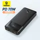 Baseus Power Bank 30000mAh Mobile Phone Charger Portable External Battery Powerbank Quick Charge For