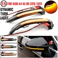 For Audi A4 S4 RS4 B9 2016-2019 A5 S5 RS5 Dynamic Turn Signal LED Light Side Wing Rearview Mirror