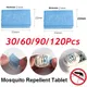 30-120pcs Blue Mosquito Repellent Tablet Replacement for Electric Mosquito Lamp Non Toxic Anti