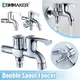 Washing Machine Tap 4-point Interface Double Ended Brass Faucet Mop Pool Expansion Faucet