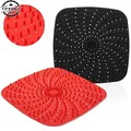 Reusable Silicone Air Fryer Liner Mat Non-Stick Steamer Pad Baking Inner Liner Cooking Mat For