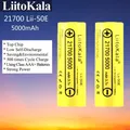 LiitoKala lii-50E 21700 5000mah Rechargeable Battery 3.7V 5C discharge High Power batteries For