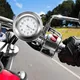 Fashion Motorcycle Bike Clock Chrome Waterproof MotorHandlebar Mount Quartz Watch Aluminum