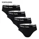 4pcs/Lot Men's Underwear Male New Arrival Solid Briefs Underpants for Men Brief Mens Bikini Pant For