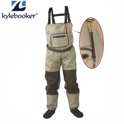 Fly Fishing Chest Waders Breathable Waterproof Stocking foot River Wader Pants for Men and Women
