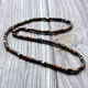 Men Beaded Choker Necklace Tiger eye stone with Hematite Tribal Jewelry Surfer Necklace For Mens