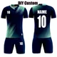 BHWYFC Kids Adult Custom Soccer Jersey Set Men Football Uniform Child Kit Football Shirt Shorts Boys