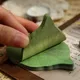 Cute Fresh Simulation Green Leaf Post Notes Kawaii Decor Sticky Note Stationery Texture of Leaves