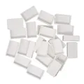 24PCS/Pack 3.2ML White/Clear Color Plastic Empty Watercolor Paint Pans Full Pans Suit for DIY Metal