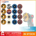 75mm 3 Inch Cutting Disc Grinding Wheel Metal Wood HSS Circular Saw Blade Wool Buffing Polishers Pad