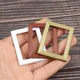 3.6*4.8CM 1/12 Retro Photo Frames Mirror Dollhouse Miniature Accessories Frames Photo Border Picture