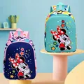 Disney Minnie Mouse Cartoon School Bags Girls Backpack Children Primary Students Schoolbag