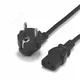 IEC C13 EU Power Cord Cable 10A Extension Cord 1.2/3m/10m EU Plug Power Supply Cable For TV HP Dell