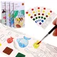 Portable Children Watercolor Painting Book 20 Sheets Gouache Graffiti Picture 1 Pen Coloring Water