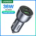 UGREEN Car Charger Fast Charger for Redmi Note 10，USB Charger for Xiaomi iPhone，Quick 3.0 Charge for