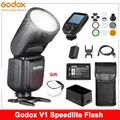 Original Godox V1 Flash Speedlight V1C V1N V1S V1F V1O V1P TTL Round Head Camera Flash for Canon