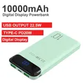 Portable Power Bank 10000mAh SlimExternal Battery Charger 22.5W PD20W Phone Charger For iPhone