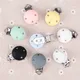 Lofca 5PCS Silicone Clips Round Shaped Baby Pacifier Round Clips DIY Pacifier for Chain Nursing