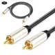 HIFI 5.1 Audio Cable Gold Plated Digital RCA To RCA Male Coaxial Coax Amplifer SPDIF Home Video TV