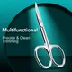 Professional Russian Manicure Inox Stainless Steel Manicure Nail Cuticle Scissors Nail Trimmer