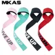 MKAS 1 Pair Gym Lifting Straps Fitness Gloves Anti-slip Hand Wraps Wrist Straps Support For Weight