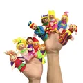 Finger Puppets Animals Dolls Family Educational Cartoon Mermaid Hand Stuffed Puppets Theater Plush