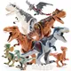 Jurassic Dino World Large Dinosaurs Figures Bricks Building Blocks Velociraptor T-Rex Triceratops