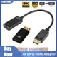 4K DisplayPort to HDMI-compatible Adapter Converter Display Port Male DP to Female HD TV Cable Adapt