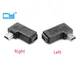 Mini USB elbow male to female 90 degree adapter Left and right angle Mini USB 5pin Extended adapter