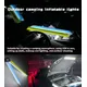 New Portable Inflatable Folding Lamp Handheld Suspension Magnetic Suction Tent Light Camping Outdoor